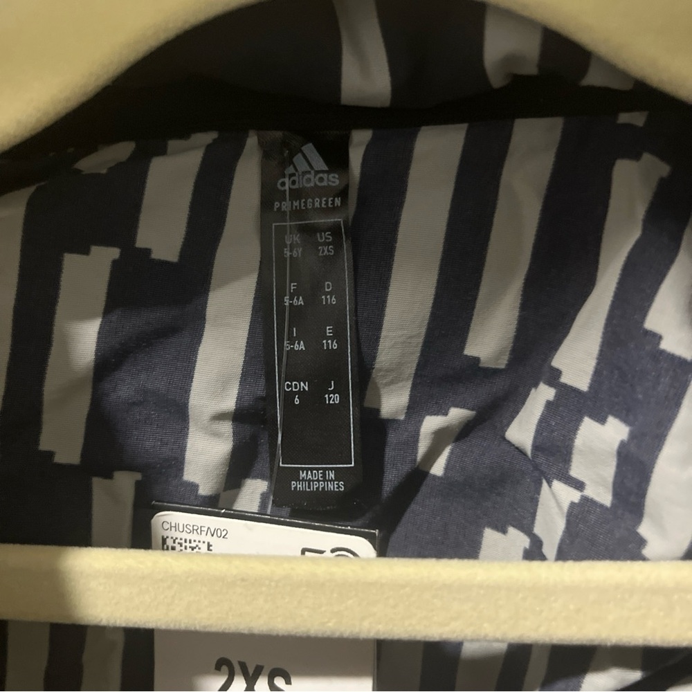 CK42 Adidas PrimeGreen LEGO Windbreaker Jacket Youth 2XS NEW Retail $80 - Picture 4 of 5